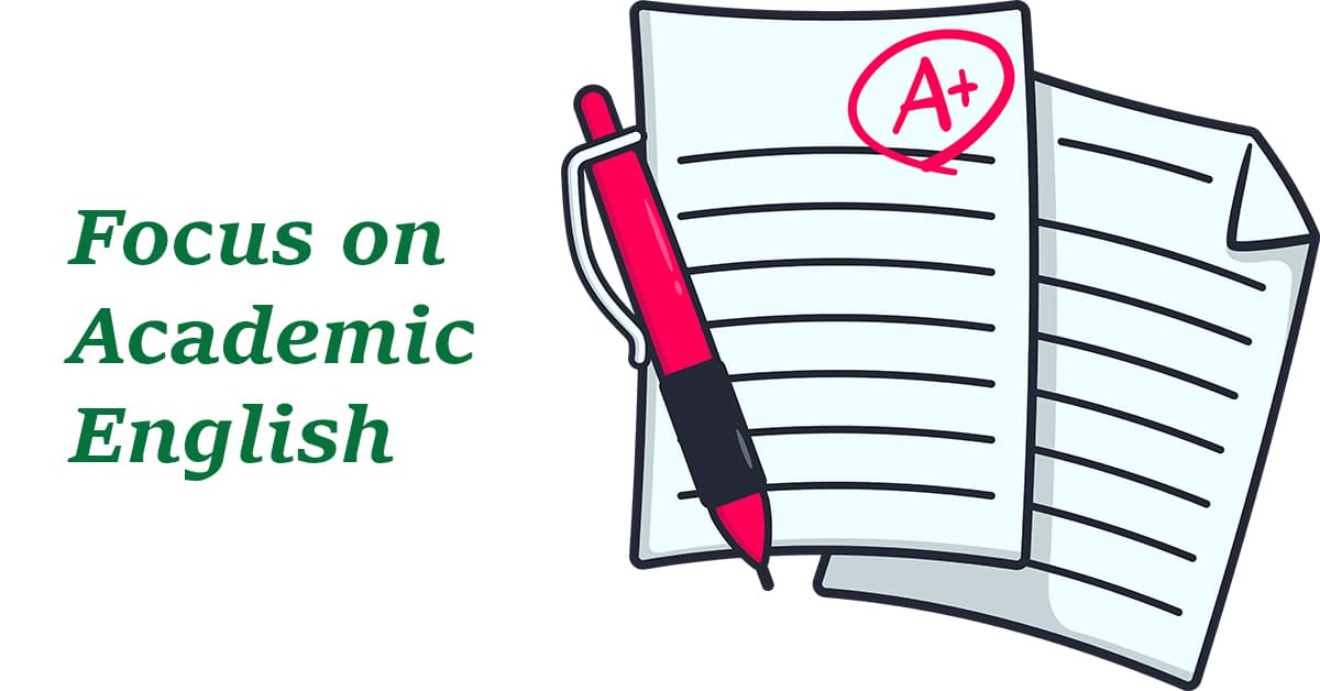Focus on academic English